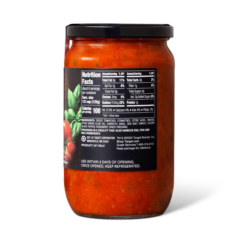 Signature Tomato &#38; Basil Pasta Sauce 24.3oz - Good &#38; Gather&#8482;, 4 of 7