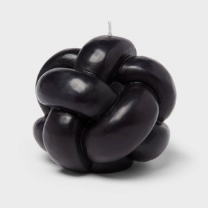 Black Knot Figural Candle - Room Essentials™ - 1 of 3