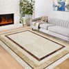Washable Rug Non Slip Entryway Mat - Soft Accent Throw Rug for Bedroom, Entry, Living Room, Non-Shedding - 4 of 4
