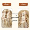 Alilang Claw Clip Curly Ponytail Extension 9 Inch Long Curly Wavy Hairpiece  Synthetic Clip-In Ponytail for Women Daily Wear - 4 of 4