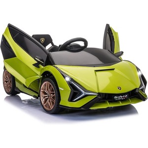 Sandinrayli Licensed Lamborghini SIAN Electric Car Kids Electric Vehicle Ride on Car - 1 of 1