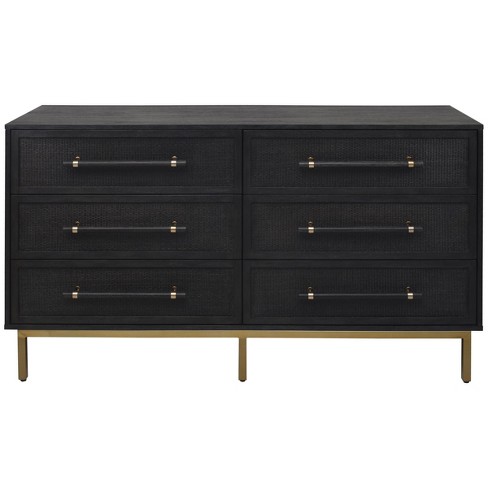 Sophia 6 Drawer Dresser Black Hopper Studio Target