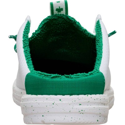 HEYDUDE Men Wally Slip Shamrock , White/Green, 10 — фото 5