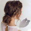 Unique Bargains Bow Ribbon Duckbill Hair Clips Hairdo Clip 1 Pc - 2 of 4