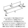 Amerock Farewind Appliance Pull for Large Panels and Oversized Cabinets - 3 of 4