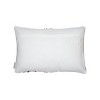 Multicolor Hand Woven 14 x 22 inch Decorative Cotton Throw Pillow Cover With Insert and Hand Embroidered Details - Foreside Home & Garden - 2 of 4