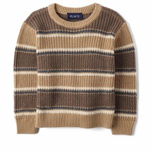 The Children's Place Toddler Boys Long Sleeve Striped Chunky Sweater - 1 of 2