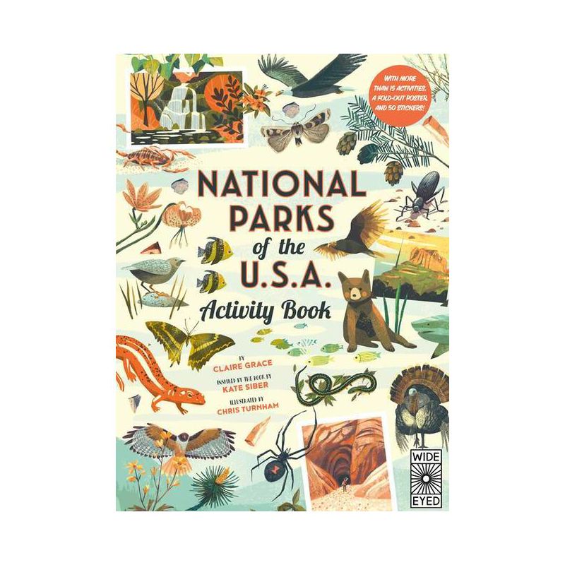 National Parks of the Usa: Activity Book - (Americana) by  Kate Siber & Claire Grace (Paperback), 1 of 2
