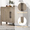 Okak Modern Sideboard Buffet, Large Storage Cabinet with 4 Doors, Coffee Bar Cabinet for Kitchen Living/Dining Room Bedroom - 3 of 4