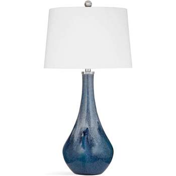 Bassett Mirror Company Nanda Table Lamp Blue Blue glass