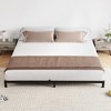 Bed Frame, No Box Spring Needed, Low Profile Heavy-Duty Metal Platform with Sturdy Steel Slats, Noise-Free, Easy Assembly, Black - 3 of 4