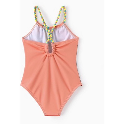Disney Princess Kids Hawaii Summer Holiday One Piece Swimsuits Moana Orange 8-9 — фото 3