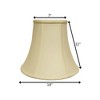 Vynxaria Slant Bell Softback Lampshades, 7"x14"x11" Egg with Washer Fitter - 4 of 4