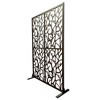 PAGED Privacy Screen Freestanding 72" H×45" W Partition, Metal Fence Panels with Bird Shape for Balcony Garden Room Divider - 4 of 4