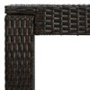 vidaXL Patio Bar Table - 23.8"x23.8"x43.5" Durable Poly Rattan Design - Perfect for Indoor and Outdoor Entertaining - 4 of 4