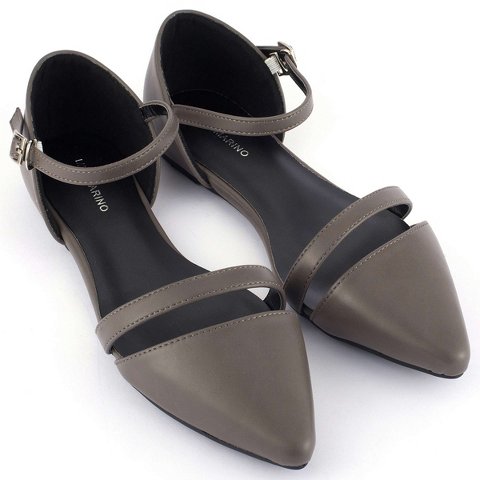 Обувь Mio Marino Women's Formal Flat Dress Shoes - Gray, Size: 5.5