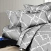 Superity Linen 180TC Lacey Diamonds Gray Duvet Set - 2 of 3