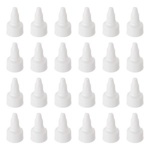 Unique Bargains Liquid Dispensing PP Squeeze Bottle Twist Top Caps 24 Pcs - 1 of 4