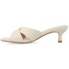 Journee Collection Womens Berkly Kitten Heel Slip On Open Toe Pumps - 2 of 4
