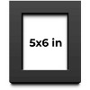 PosterPalooza | Photo Size Flat Black Picture Frame - UV Acrylic, Foam Board Backing, Hanging Hardware - 2 of 4