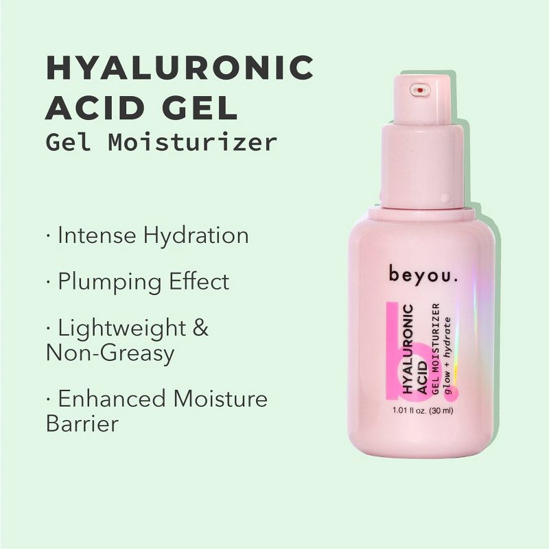 Beyou. Skin Booster Hyaluronic Acid Oil-Free Gel Moisturizer + Sensitive Skin Friendly - 1.01 fl oz, 4 of 15
