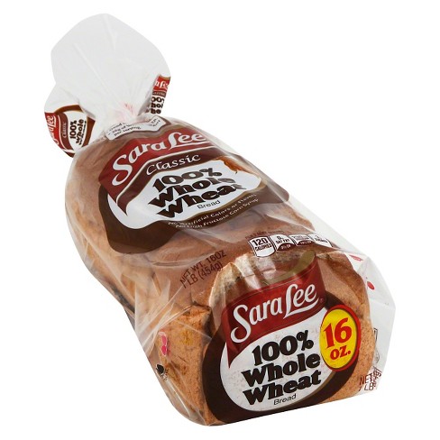 Sara Lee Classic 100% Whole Wheat Bread - 16 Oz : Target