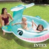 INTEX Inflatable Whale Kiddie Pool: Built-In Water Sprayer – Convienient Drain Plug – Durable Vinyl – 79" x 77" x 36" – Ages 3+ - 4 of 4