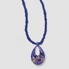 Ross-Simons Italian Blue Murano Glass Pendant Necklace in 18kt Gold Over Sterling - 4 of 4