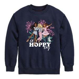 Boys' - Barbie - Easter Graphic Long Sleeve Fleece Sweatshirt - 1 of 3