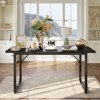 Pinmoco 63" Executive Desk, Large Writing Desk with Metal Frame - 2 of 4