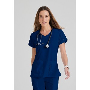 Grey's Anatomy by Barco Classic Women's Cora 4-Pocket Scrub Top - 1 of 4