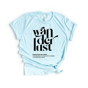 Simply Sage Market Women's Wanderlust Definition Short Sleeve Graphic Tee - 1 of 2