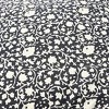 Storied Home Vintage Inspired Floral Block Pattern Square Cotton Decorative Throw Pillow, Black & White - 3 of 4