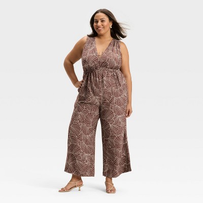 Women's Jumpsuit - A New Day™ Green Leaf