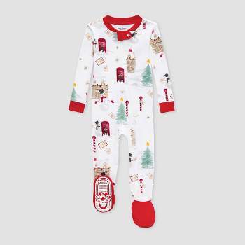 Burt's Bees Baby® Baby Organic Cotton Tight Fit Holiday Footed Pajama