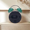 REGALWOVEN Old Fashioned Battery-Powered Metal Night Light Alarm Clock 5.9 x 4.3 x 2 Inches - 4 of 4