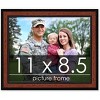 PosterPalooza | Photo Size Simple Brown Picture Frame - UV Acrylic, Foam Board Backing, Hanging Hardware - 2 of 4