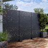 Dovelina Metal Outdoor Privacy Screen Freestanding Garden Privacy Screen - 4 of 4