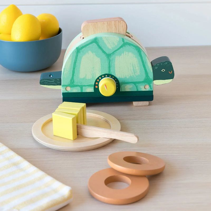 Manhattan Toy Toasty Turtle Toddler & Kids Pretend Play Cooking Toy Set, 1 of 12