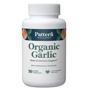 Pattern Wellness Organic Garlic Supplement - 30 Count - 1 of 4