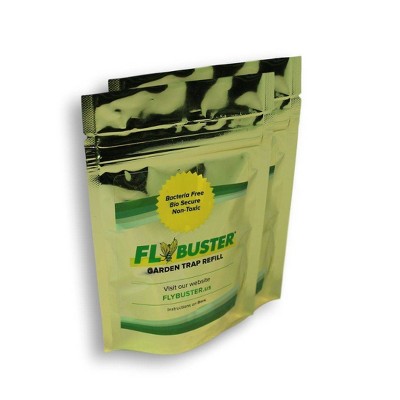 FlyBuster 2pk Outdoor Non-Toxic Fly Control Trap System Refill