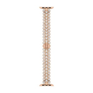 Kate Spade New York Apple Watch Rose Gold and White Faux Pearls Bracelet - 38/40mm - 1 of 4