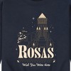 Men's - Disney - Rosas Wish You Were Here Graphic Fleece Sweatshirt - 2 of 4