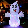 Paaaawaters 5 FT Halloween Inflatable Ghost Outdoor Decoration with Magic Light, Blow Up Yard Decoration with Built-in LEDs - 4 of 4