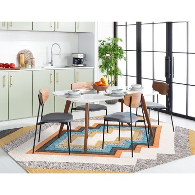 Kenya Multicolor Hand-Knotted Wool Area Rug