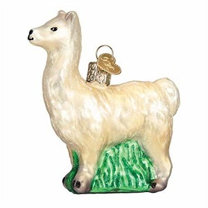 Old World Christmas Blown Glass Ornament for Christmas Tree, Llama - 1 of 4