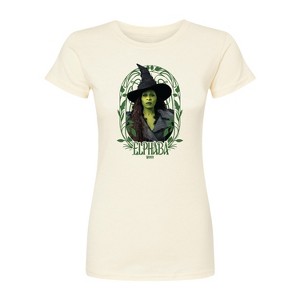 Women's - Wicked - Art Noveau Elphaba Fitted Graphic T-Shirt - 1 of 3