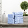 Luxury Cotton Heavyweight Ultra-Plush 6 Piece Towel Set by Blue Nile Mills - 2 of 4