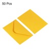 Unique Bargains Blank Paper Mini Vintage DIY Greeting Card Envelope 50 Pcs - 3 of 4