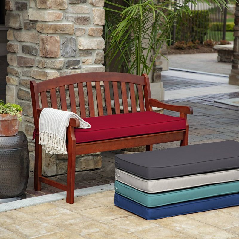 Arden Selections 18" x 46" ProFoam Outdoor Bench Cushion, 5 of 10